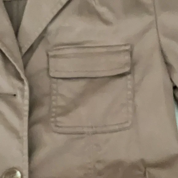 Kenneth Cole Reaction Women's Tan Jacket.  Short bomber style. - Picture 4 of 10